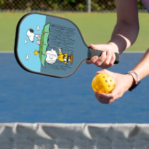 Raquette De Pickleball Peanuts Jour Ensoleillé Jour Pluvieux Moitié & M