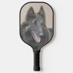 Raquette De Pickleball Peinture belge Tervuren - Cute Original Chien Art