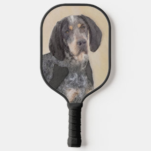 Raquette De Pickleball Peinture de linge bluetick - mignon chien original