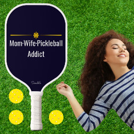 Raquette De Pickleball Personalize Mom Wife Pickleball Addict Custom Name