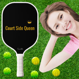 Raquette De Pickleball Personalized Court Side Queen Pickleball Mom Gift