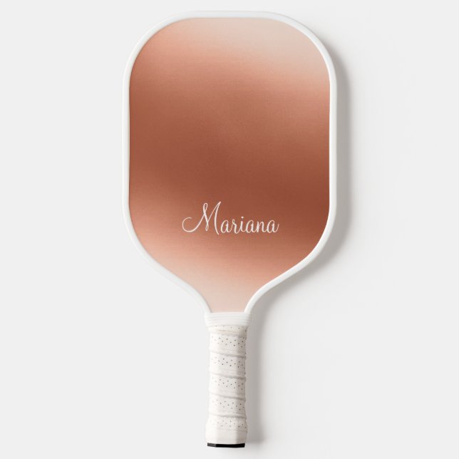 Raquette De Pickleball Personalized Golden Chic Pickleball Paddle (Verso)