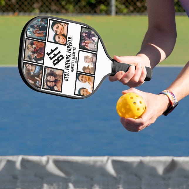 Raquette De Pickleball Personnalisé Meilleurs amis pour toujours BFF 8 Co (Insitu)