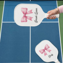 Raquette de Pickleball Personnalisée Élégante Nom 