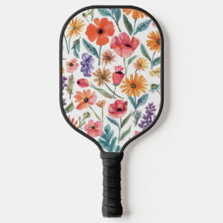 Raquette de Pickleball Personnalisée Fleur Sauvage