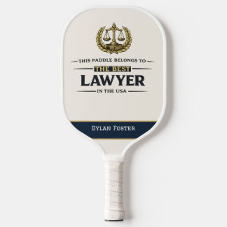 Raquette de pickleball personnalisée pour avocat a
