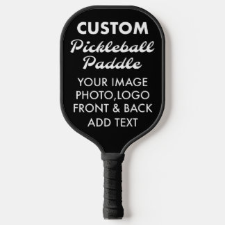 Raquette de Pickleball personnalisée tout en noir