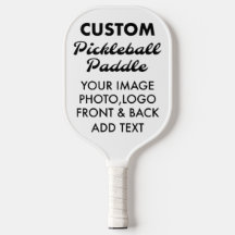 Raquette de PICKLEBALL personnalisée vierge, BLANC