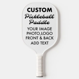 Raquette de PICKLEBALL personnalisée vierge, BLANC