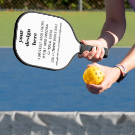 Raquette De Pickleball Personnaliser ou Customiser
