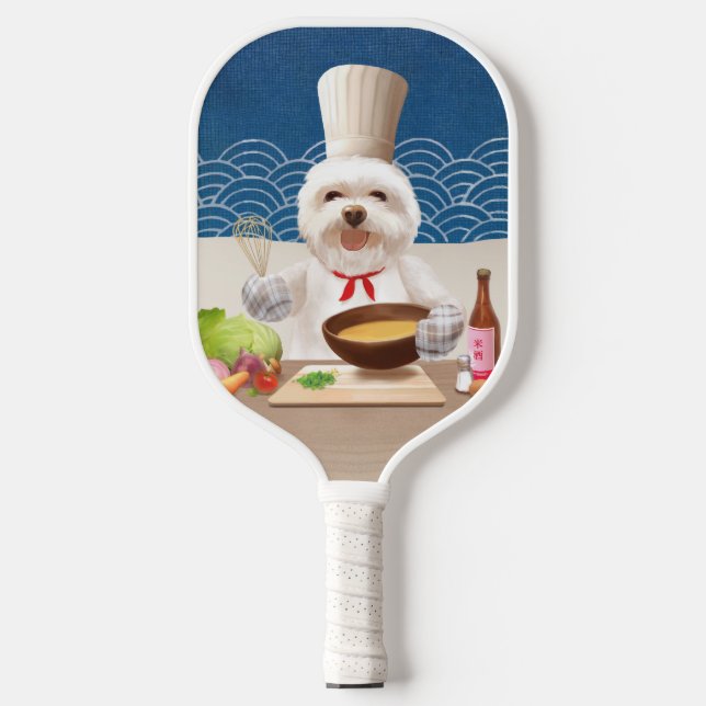 Raquette De Pickleball Petit Chien Chef (Recto)
