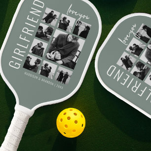 Raquette De Pickleball Petite amie   Vous aimez   Collage de photos
