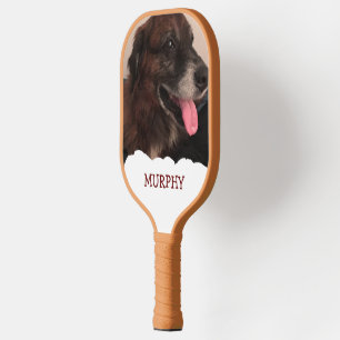 Raquette De Pickleball Photo de chien personnalisé mignonne