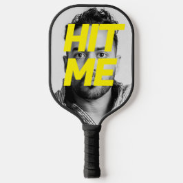 Raquette De Pickleball Photo Drôle Visage