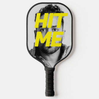 Raquette De Pickleball Photo Drôle Visage