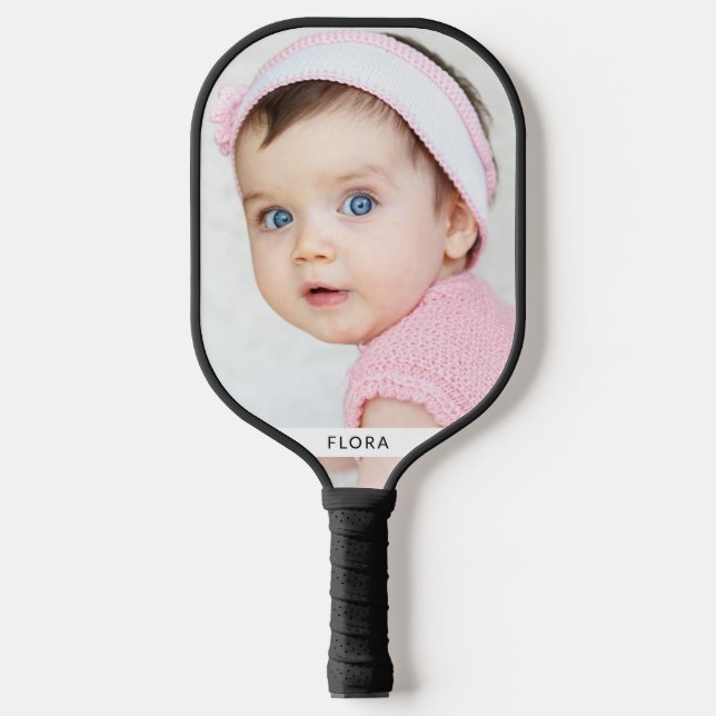 Raquette De Pickleball Photo verticale personnalisée (Recto)
