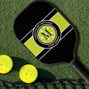 Raquette De Pickleball Pickleball Carpe Dinkum Citation Nom Initial Noir