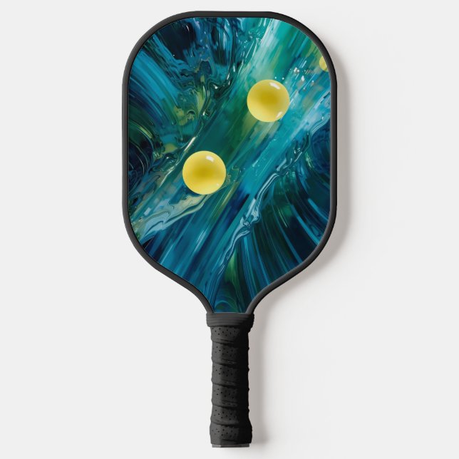 Raquette De Pickleball Pickleball Energy Swirl - Poster de mouvement Abst (Recto)