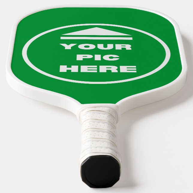 Raquette De Pickleball Pickleball Paddle - Ajouter votre image - Blanc (Poser)