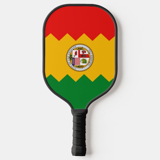 Raquette De Pickleball Pickleball Paddle avec le drapeau de Los Angeles,  (Verso)