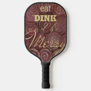Raquette De Pickleball Pickleball Paddle Christmas Crimson Swirls
