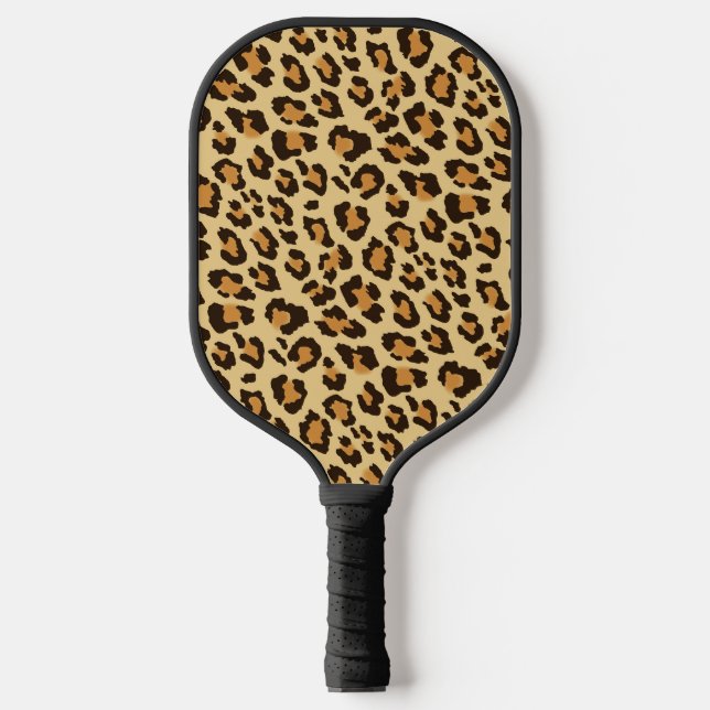 Raquette De Pickleball Pickleball Paddle en Empreinte de léopard, Poster  (Recto)