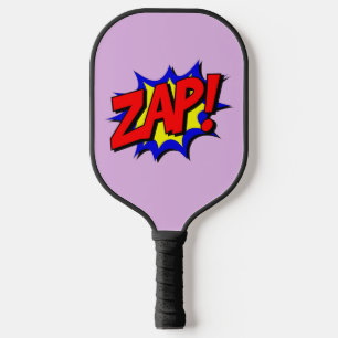 RAQUETTE DE PICKLEBALL PICKLEBALL PADDLE FUNNY COMIC BUBBLE ZAP!