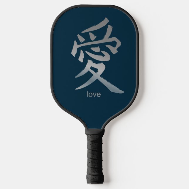 RAQUETTE DE PICKLEBALL PICKLEBALL PADDLE KANJI AIME LE DESIGN BOHÉMIEN (Recto)