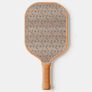 Raquette De Pickleball Pickleball Paddle, Retro Tiki Parrot et Palm
