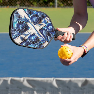 Raquette De Pickleball Pickleball Paddle with Scottish Thistles