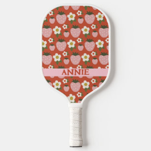 Raquette De Pickleball Pickleball personnalisé Paddle rouge fraise