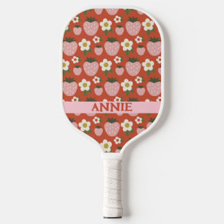 Raquette De Pickleball Pickleball personnalisé Paddle rouge fraise