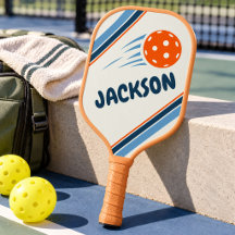 Pickleball pour enfants Nom personnalisé Numéro &