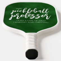 Pickleball Professeur manuscrit Dinks Chalkboard