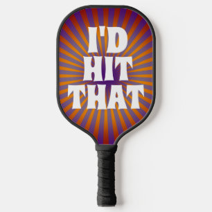 RAQUETTE DE PICKLEBALL PICKLEBALL RETRO FUNNY ID ATTEINT CETTE PADDLE