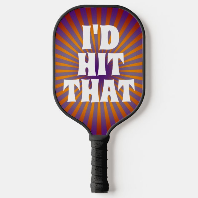RAQUETTE DE PICKLEBALL PICKLEBALL RETRO FUNNY ID ATTEINT CETTE PADDLE (Recto)