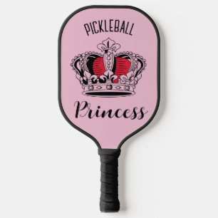 Raquette De Pickleball Pickleball rose princesse Couronne personnalisée