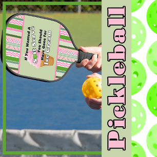 Raquette De Pickleball Pickleball Soft Serve ? Crème glacée aux fraises
