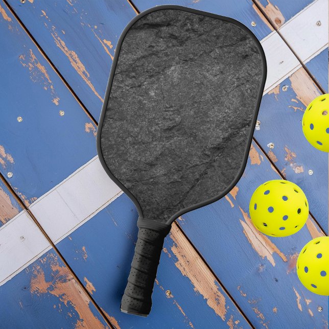 Raquette De Pickleball Pierre de granit foncé moderne (Créateur téléchargé)
