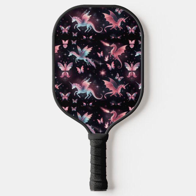 Raquette De Pickleball Pink Unicorn Dragon Mix (Recto)