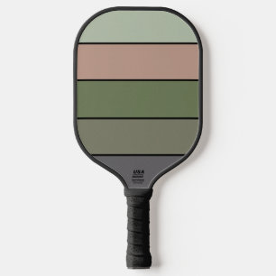 Raquette De Pickleball Pistachio Coquille verte Pêche pourpre rayures