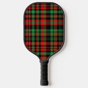 Raquette De Pickleball Plaid aux fraises - Rouge, Vert, Noir Plaid