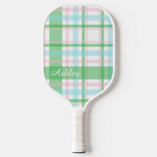 Raquette De Pickleball Plaid Lumineux Personnalisé (Prep)