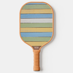 Raquette De Pickleball Plaques en bois Monogrammes personnalisées