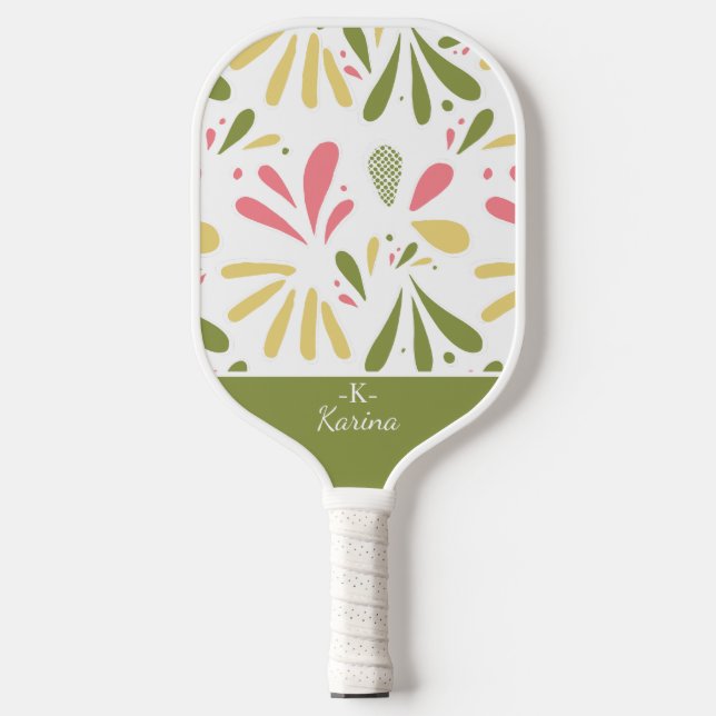 Raquette De Pickleball Plongée de couleurs vives (Recto)