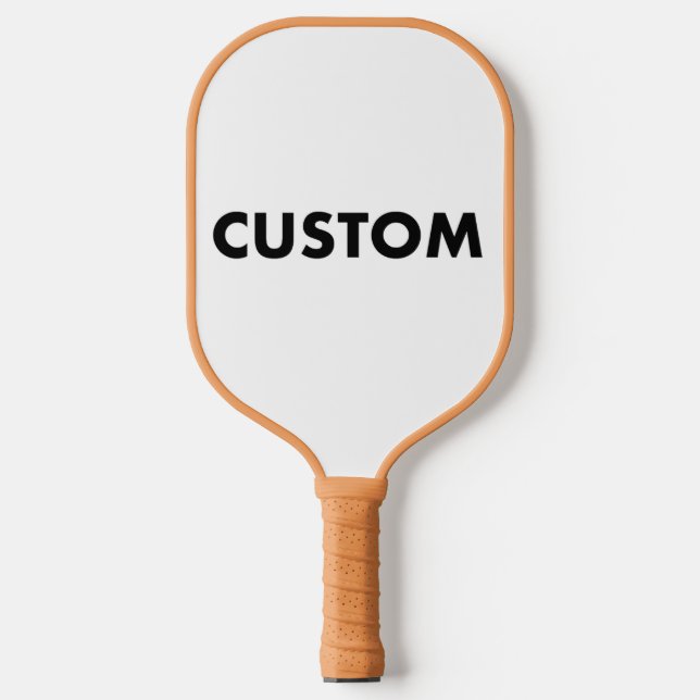 Raquette De Pickleball Poignée et ajustement BROWN TAN personnalisées (Recto)