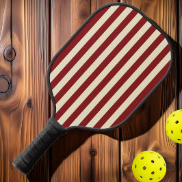 Raquette De Pickleball Polo Striping Profond De La Canneberge Du Milieu D