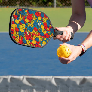 Raquette De Pickleball Pop Art Pickleball - Retro Comic Style Design