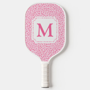 Raquette De Pickleball Poster de animal rose   Paddle de Pickleball Leopa
