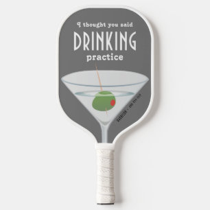 Raquette De Pickleball Pratique de la boisson amusante Martini Grey